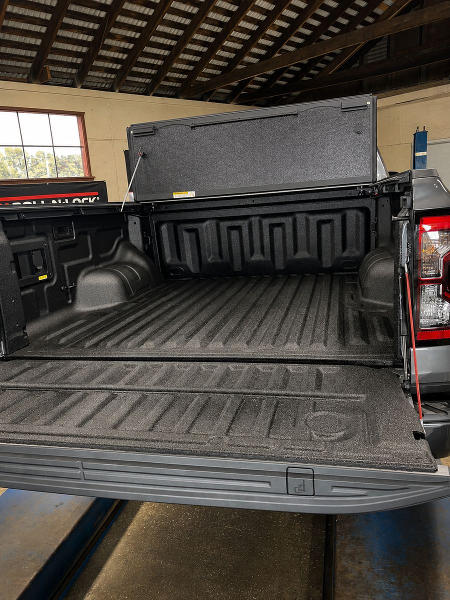 Bedliner installed in a pickup bed